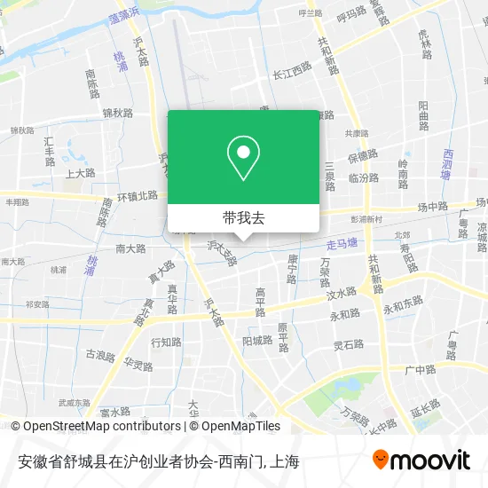 安徽省舒城县在沪创业者协会-西南门地图