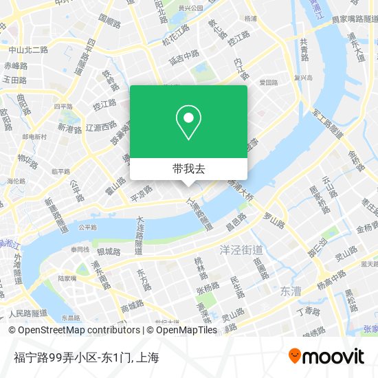福宁路99弄小区-东1门地图