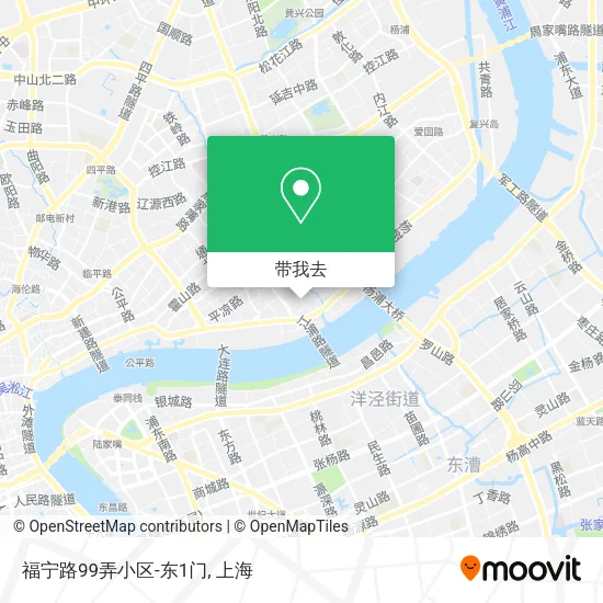 福宁路99弄小区-东1门地图