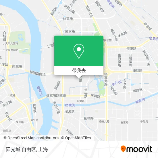 阳光城·自由区地图