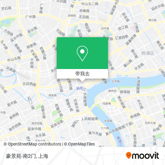 豪景苑-南2门地图