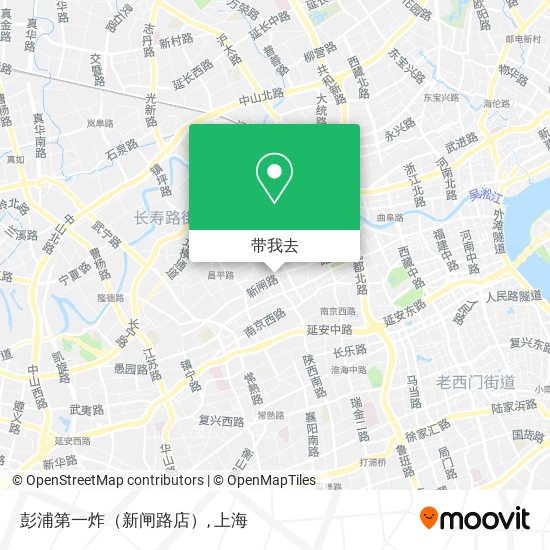 彭浦第一炸（新闸路店）地图