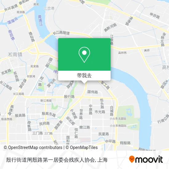 殷行街道闸殷路第一居委会残疾人协会地图
