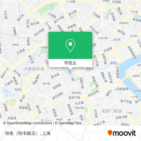 快客（恒丰路店）地图
