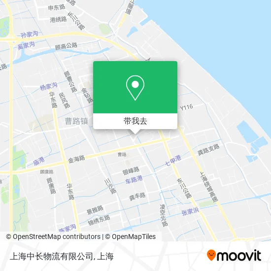 上海中长物流有限公司地图
