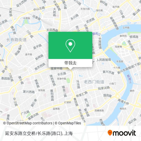 延安东路立交桥/长乐路(路口)地图