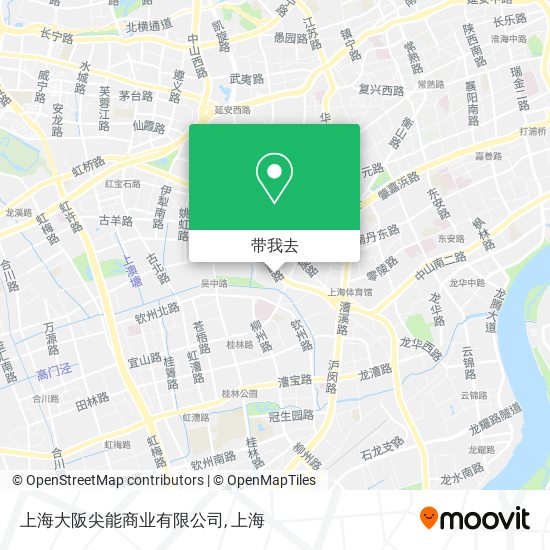 上海大阪尖能商业有限公司地图