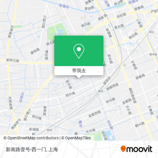 新南路壹号-西一门地图