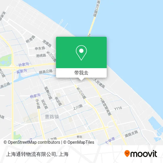 上海通转物流有限公司地图