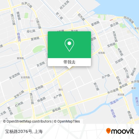 宝杨路2076号地图