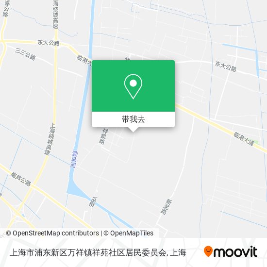 上海市浦东新区万祥镇祥苑社区居民委员会地图