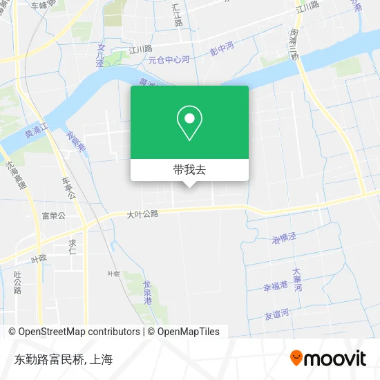 东勤路富民桥地图