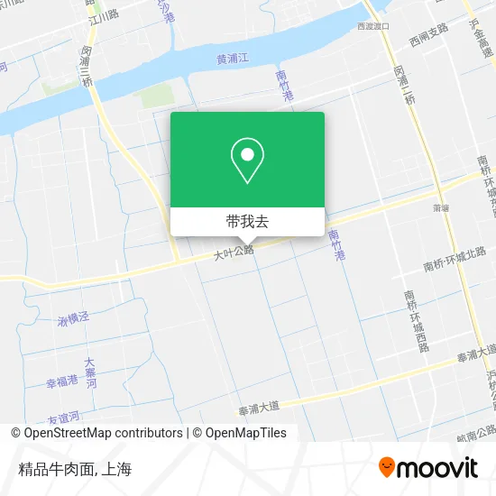 精品牛肉面地图