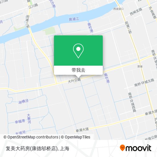 复美大药房(康德邬桥店)地图