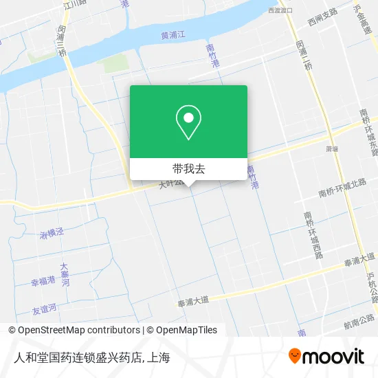 人和堂国药连锁盛兴药店地图