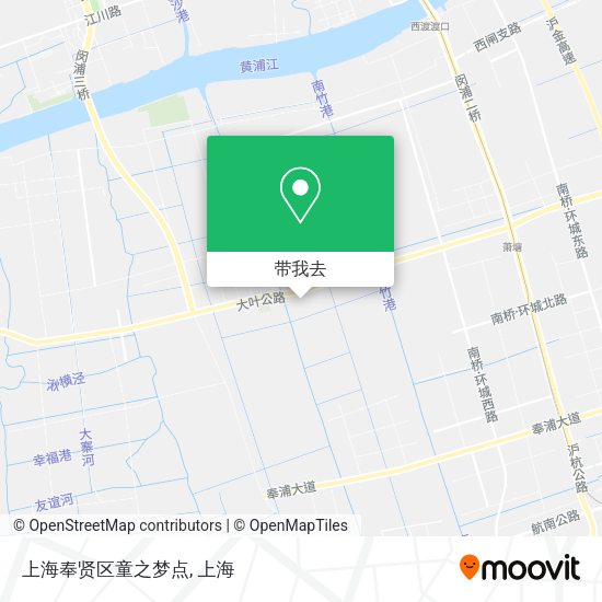 上海奉贤区童之梦点地图