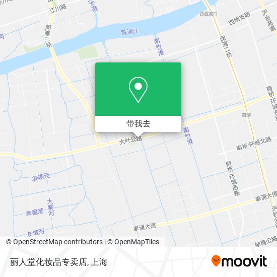 丽人堂化妆品专卖店地图