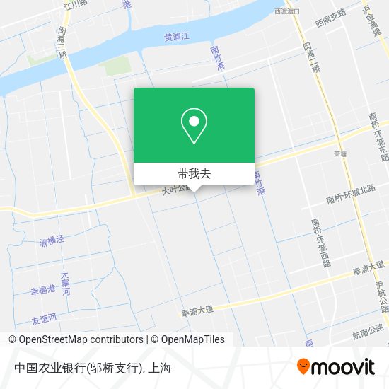 中国农业银行(邬桥支行)地图