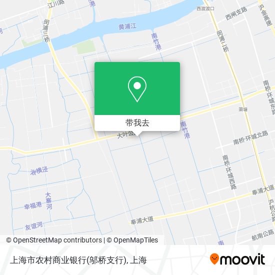 上海市农村商业银行(邬桥支行)地图