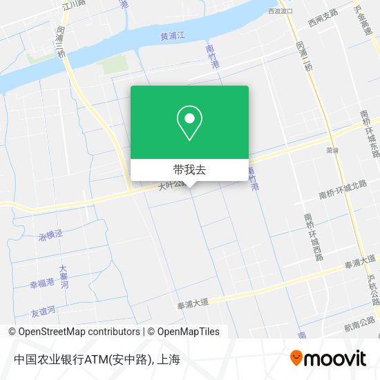 中国农业银行ATM(安中路)地图