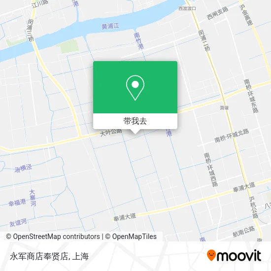永军商店奉贤店地图
