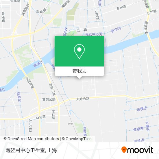 堰泾村中心卫生室地图