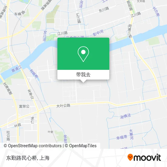 东勤路民心桥地图