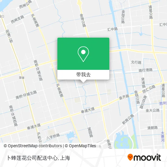 卜蜂莲花公司配送中心地图