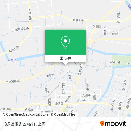 (练塘服务区)餐厅地图