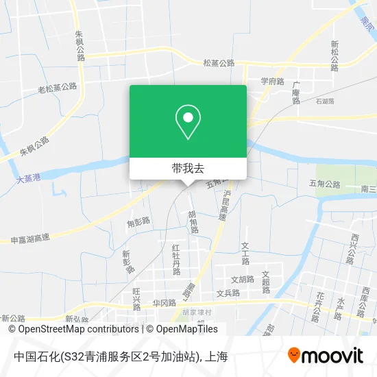 中国石化(S32青浦服务区2号加油站)地图