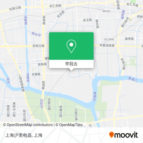 上海沪美电器地图