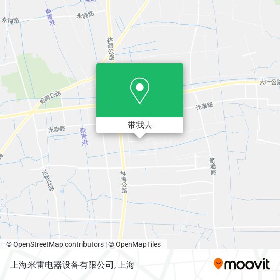 上海米雷电器设备有限公司地图