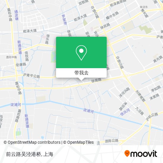 前云路吴泾港桥地图