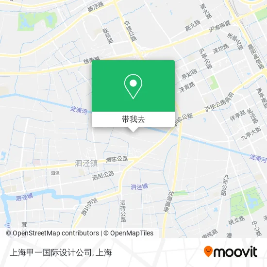 上海甲一国际设计公司地图