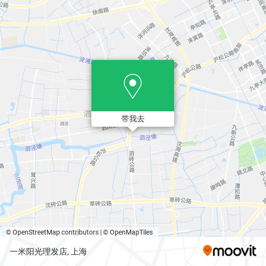 一米阳光理发店地图