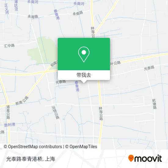 光泰路泰青港桥地图