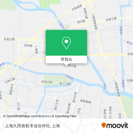 上海久田农机专业合作社地图