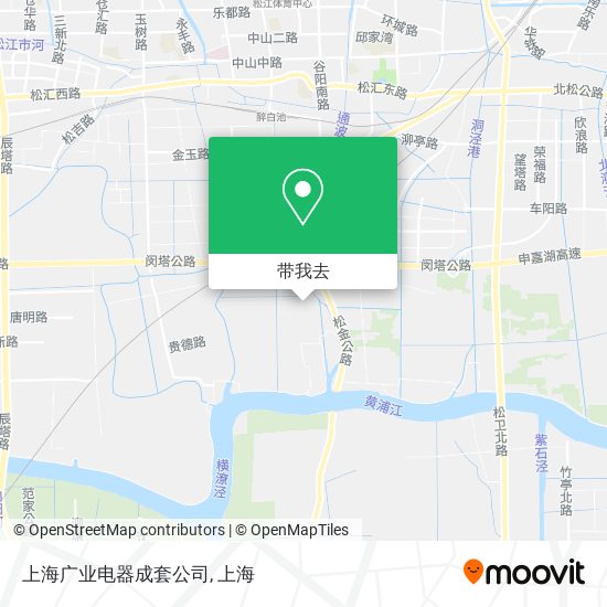 上海广业电器成套公司地图