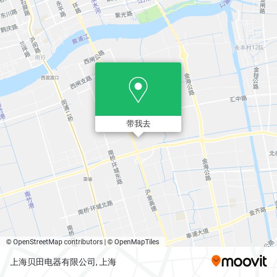 上海贝田电器有限公司地图