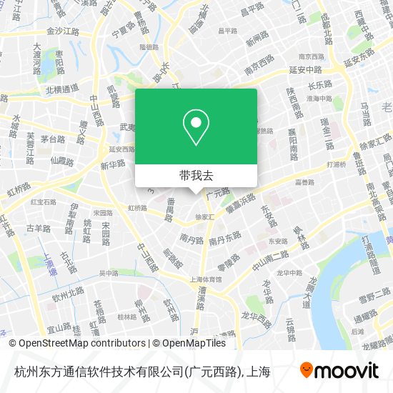 杭州东方通信软件技术有限公司(广元西路)地图