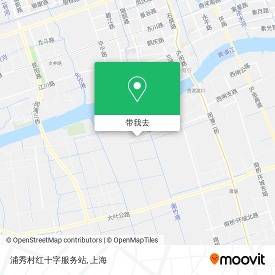 浦秀村红十字服务站地图