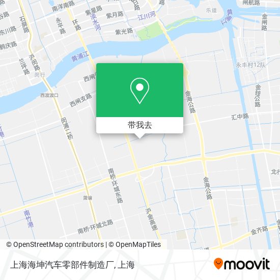 上海海坤汽车零部件制造厂地图
