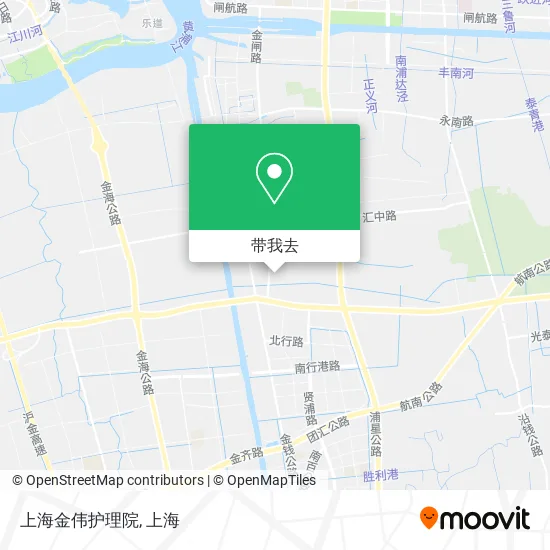 上海金伟护理院地图