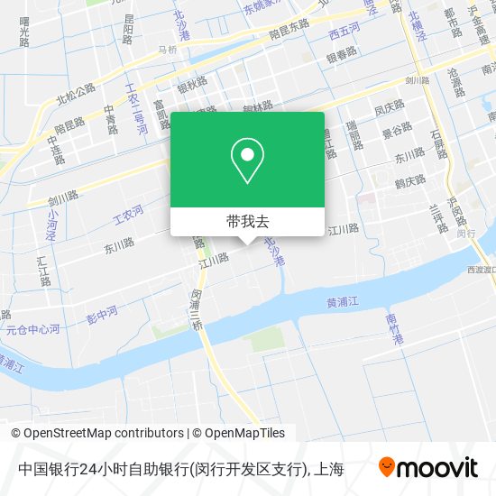 中国银行24小时自助银行(闵行开发区支行)地图