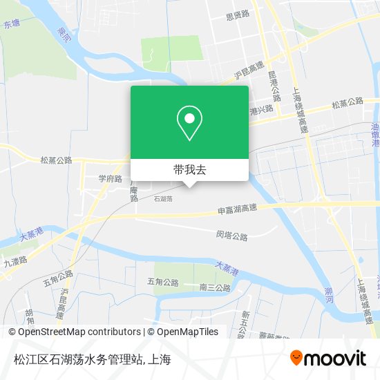 松江区石湖荡水务管理站地图