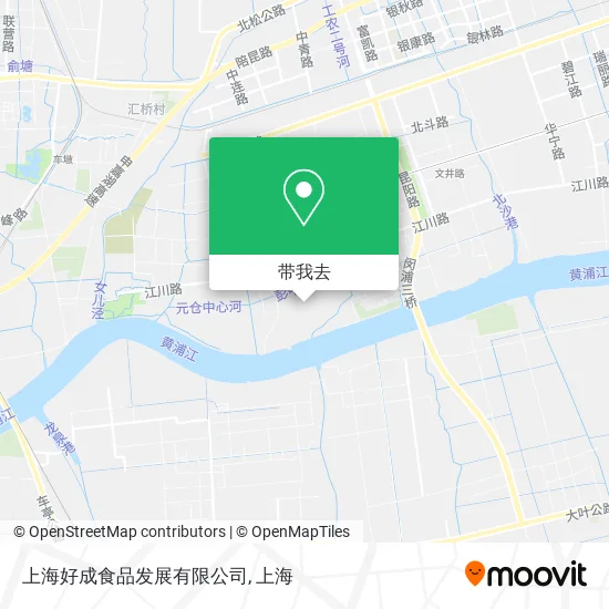 上海好成食品发展有限公司地图