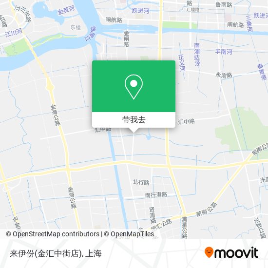 来伊份(金汇中街店)地图