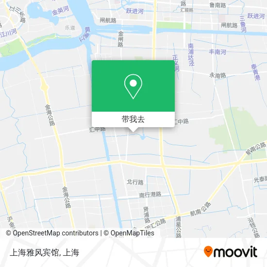 上海雅风宾馆地图