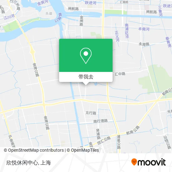欣悦休闲中心地图