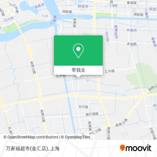 万家福超市(金汇店)地图